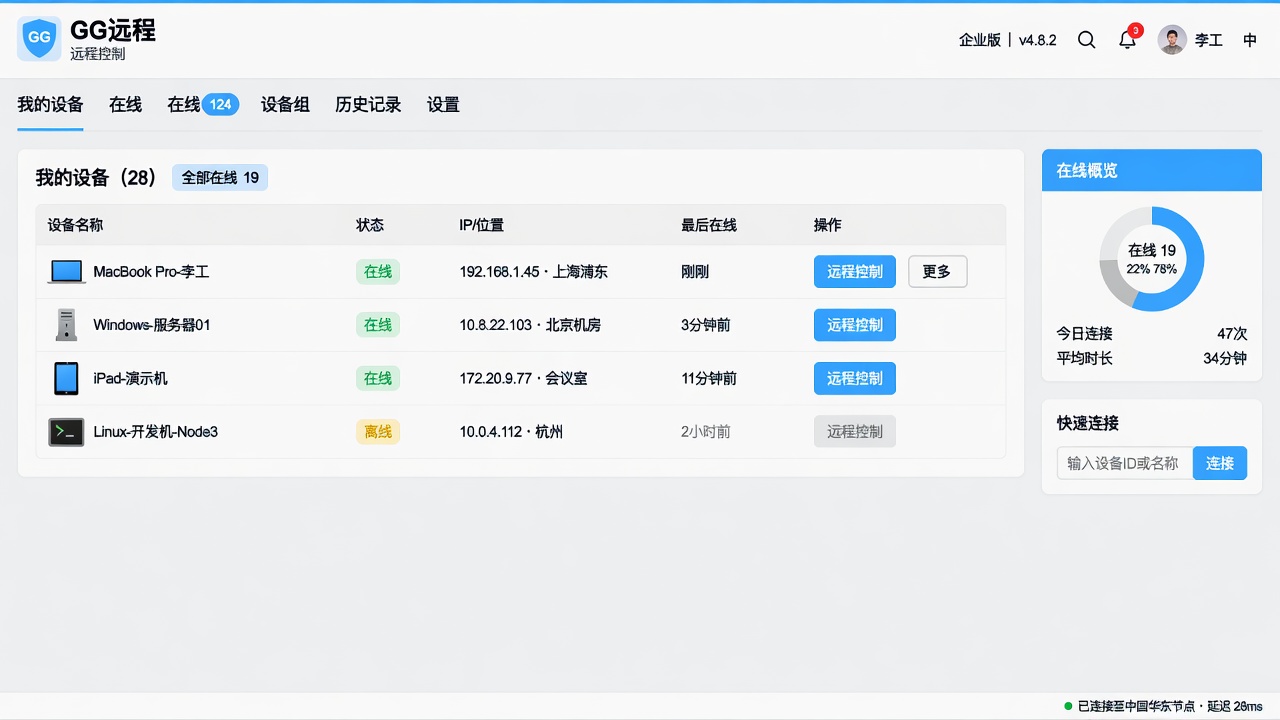 设备列表